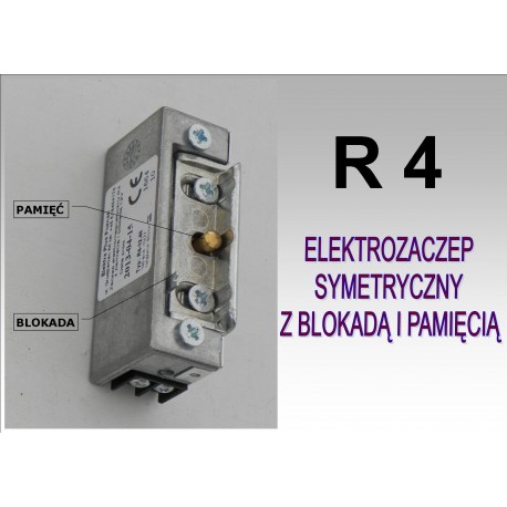 Elektrozaczep symetryczny R4 z blokadą i pamięcią
