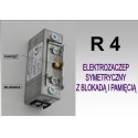 Elektrozaczep / Elektrozamek do furtki symetryczny R4 z blokadą i pamięcią